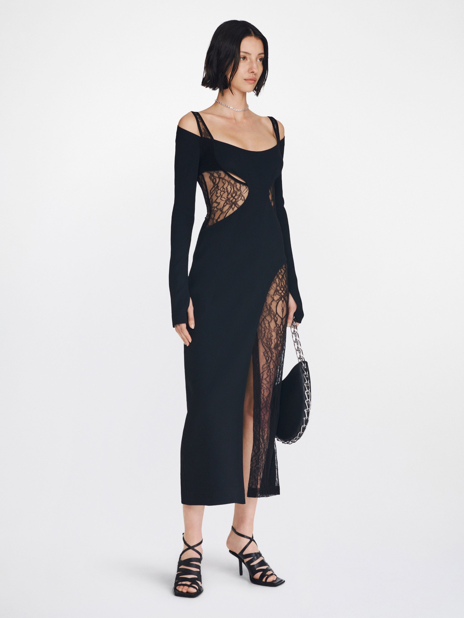 ワンピース DION LEE DRESS (A9878F22 BLACK) ディオンリー DION LEE ワンピース ドレス レディース ブラック