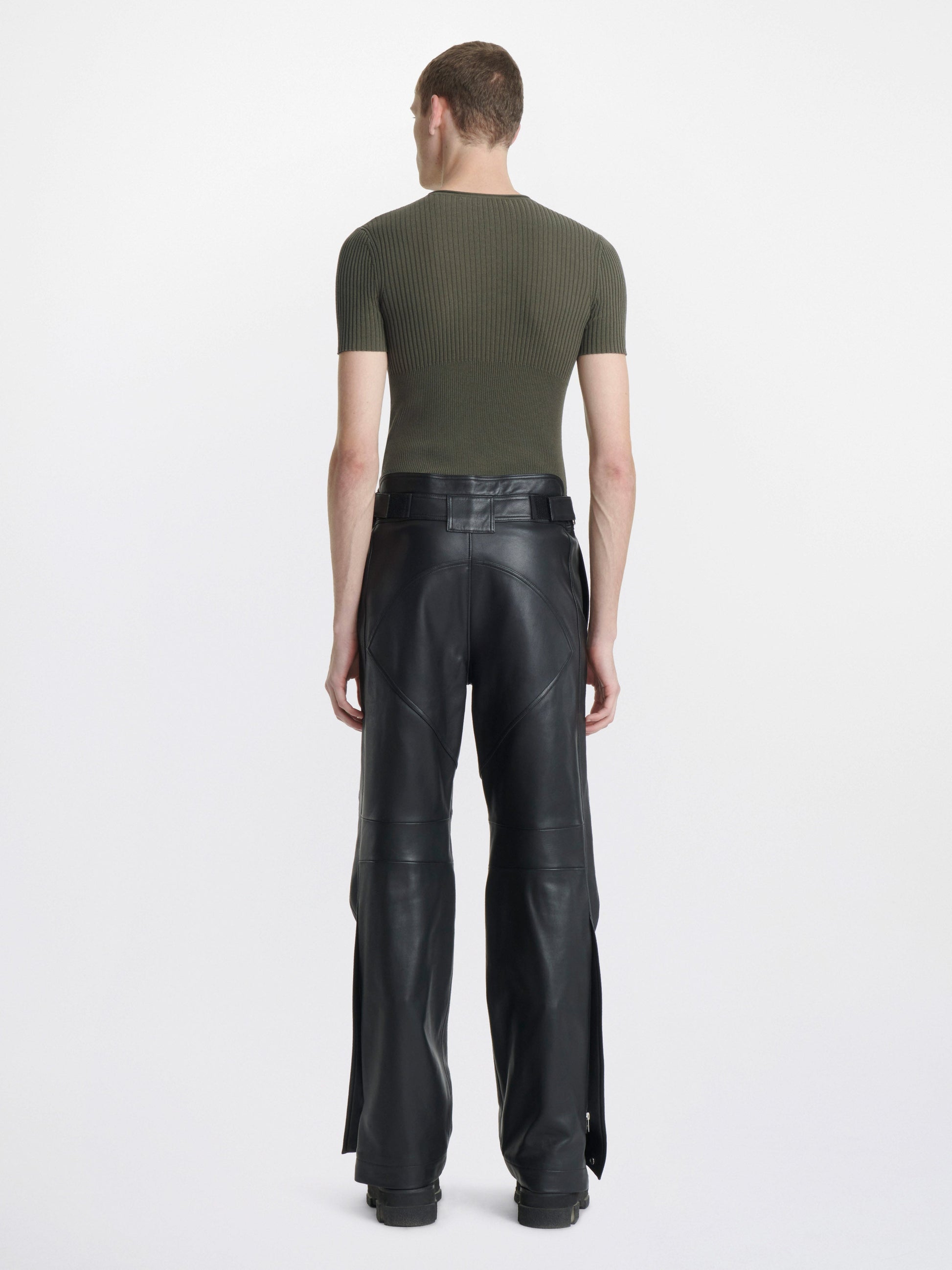 GRADIENT RIB T-SHIRT