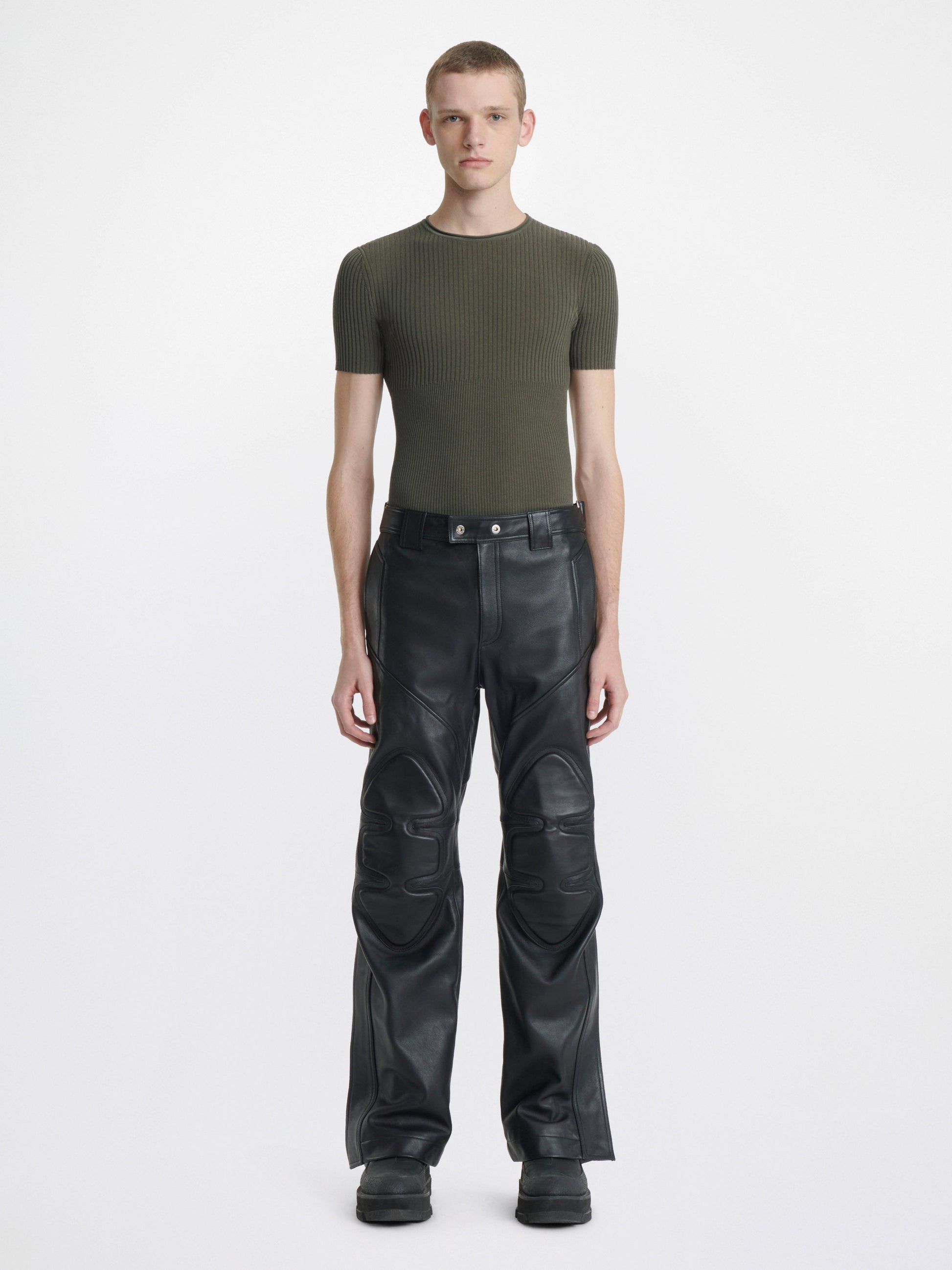 GRADIENT RIB T-SHIRT