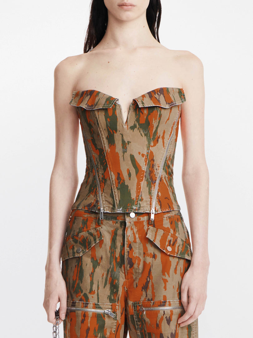 V-WIRE CAMO CORSET