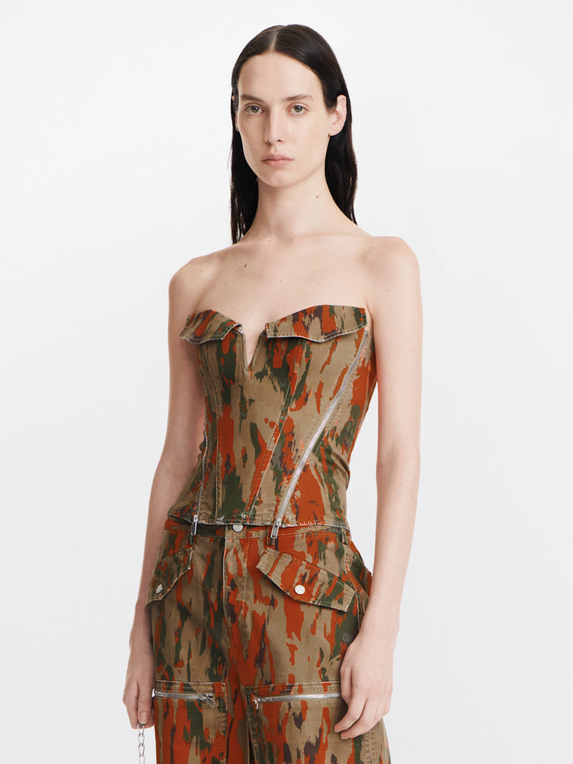 V-WIRE CAMO CORSET