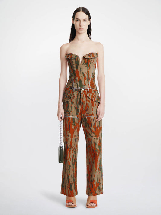 V-WIRE CAMO CORSET
