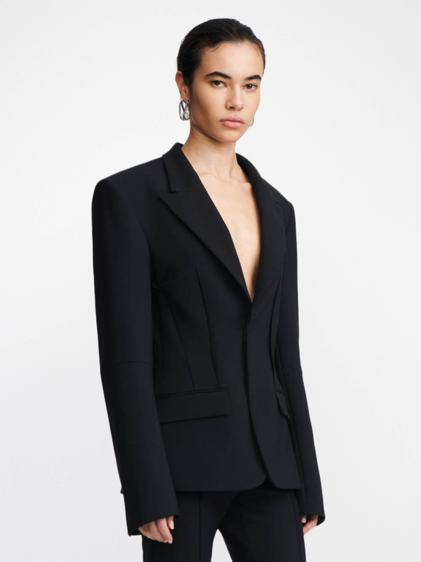 DARTED FILTER BLAZER