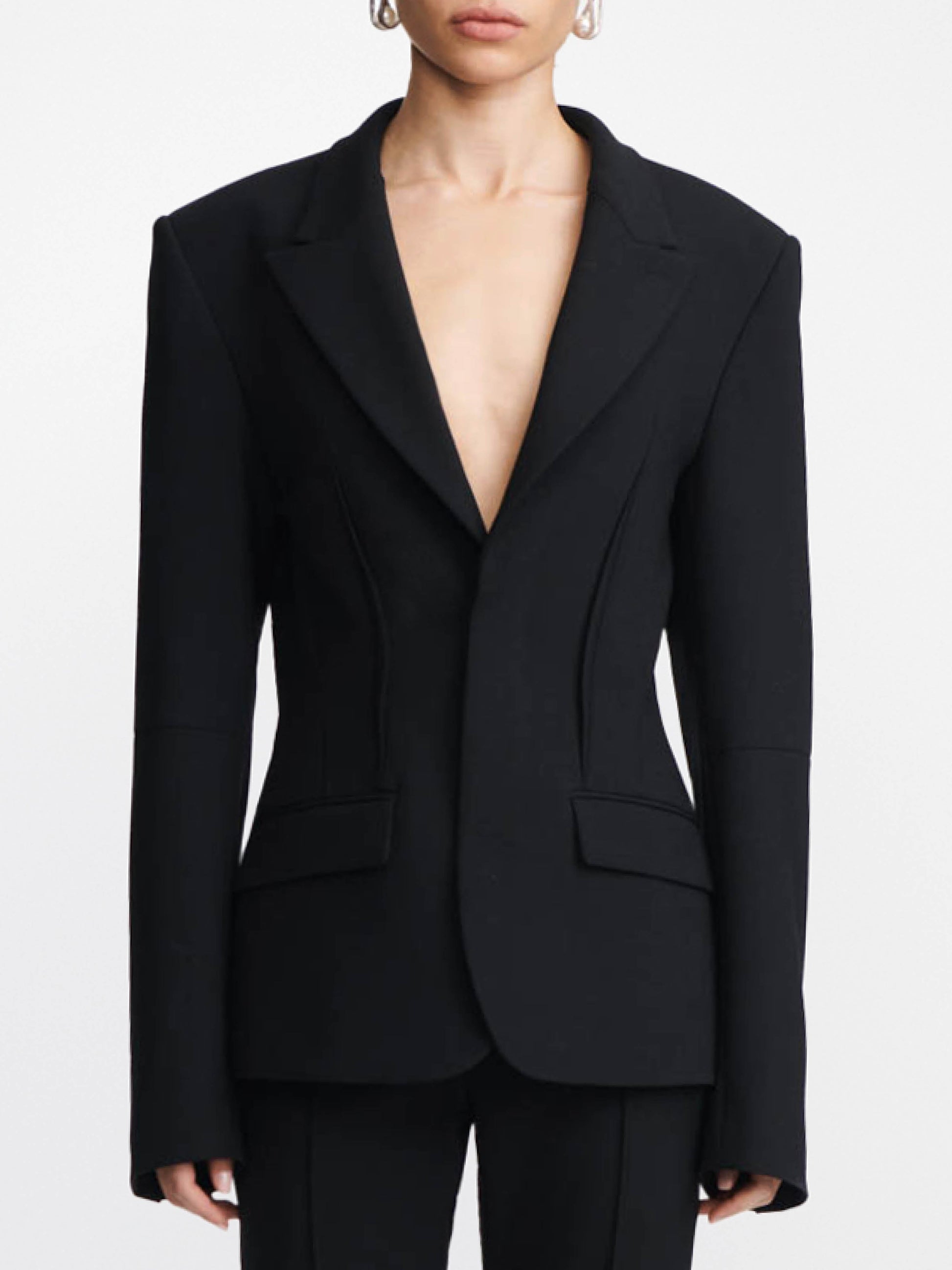 DARTED FILTER BLAZER
