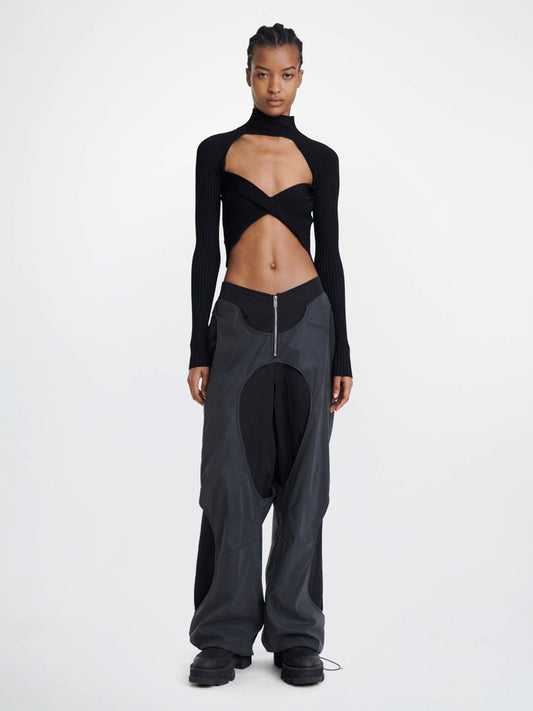 TWIST BACK LS TOP