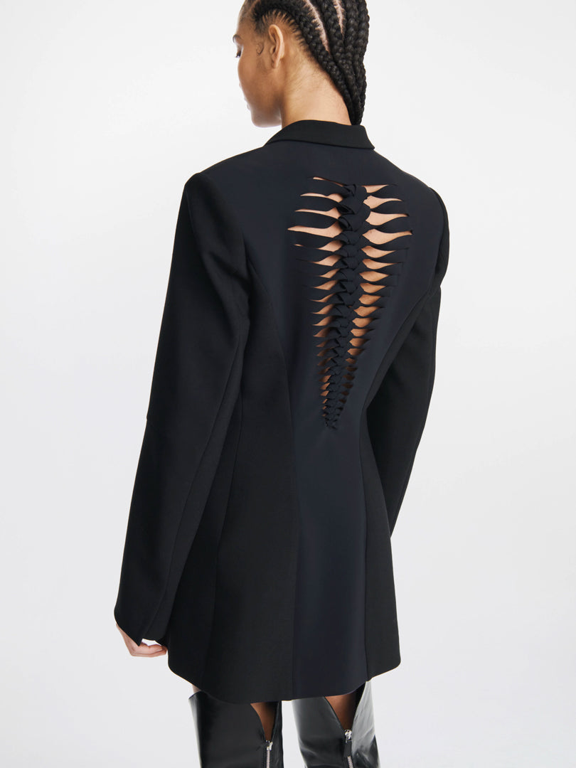 DARTED FILTER BLAZER DRESS