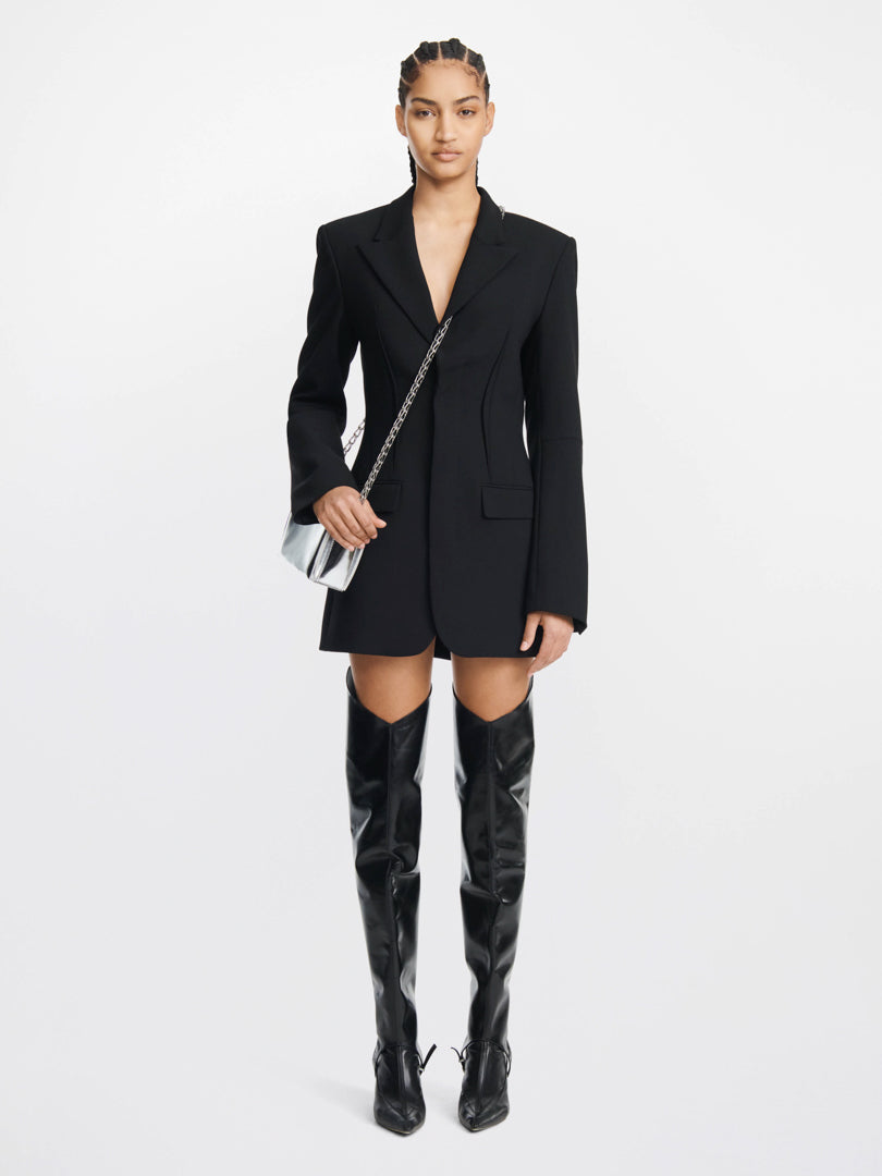 DARTED FILTER BLAZER DRESS