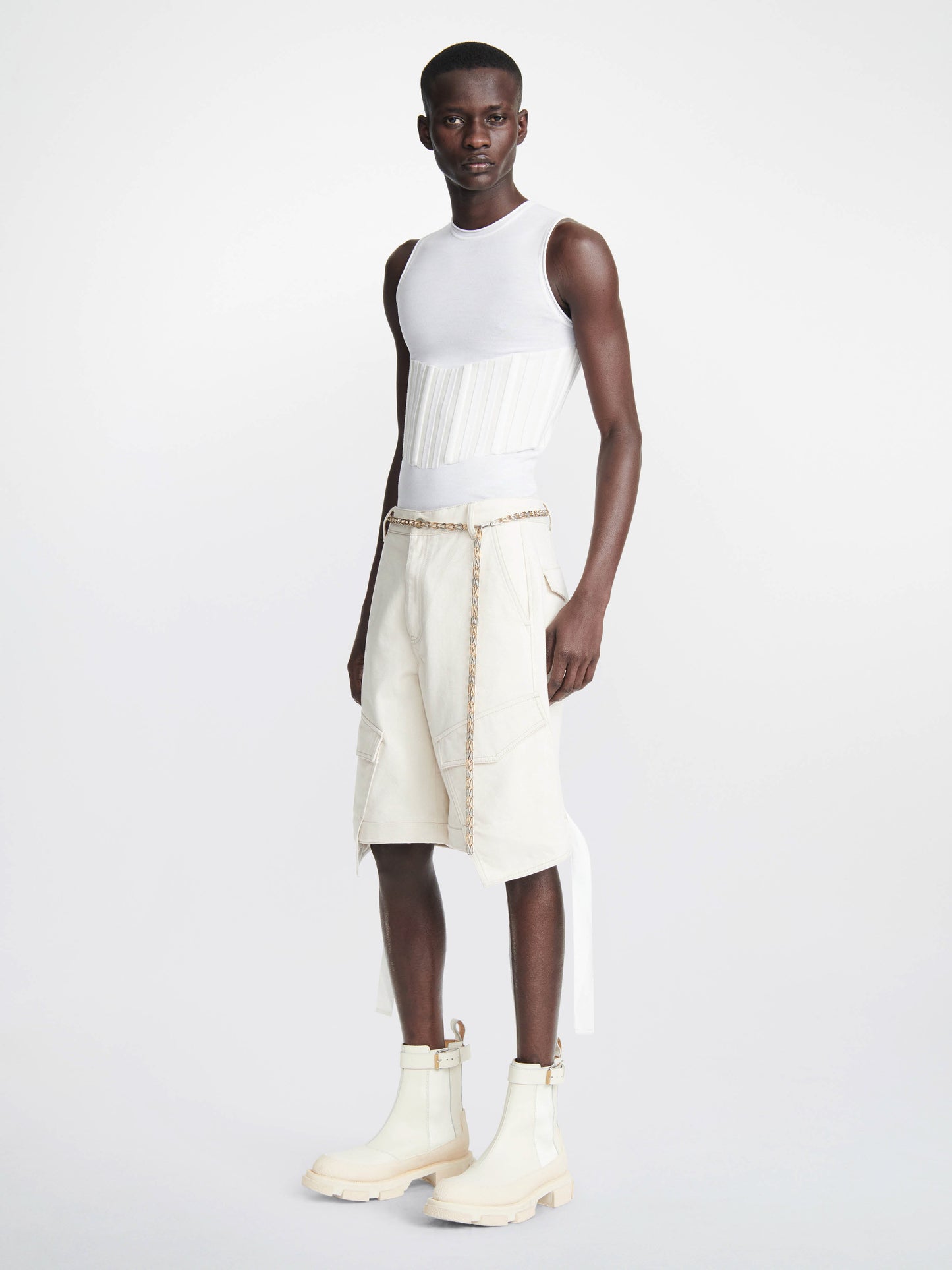 DENIM PARACHUTE PANT