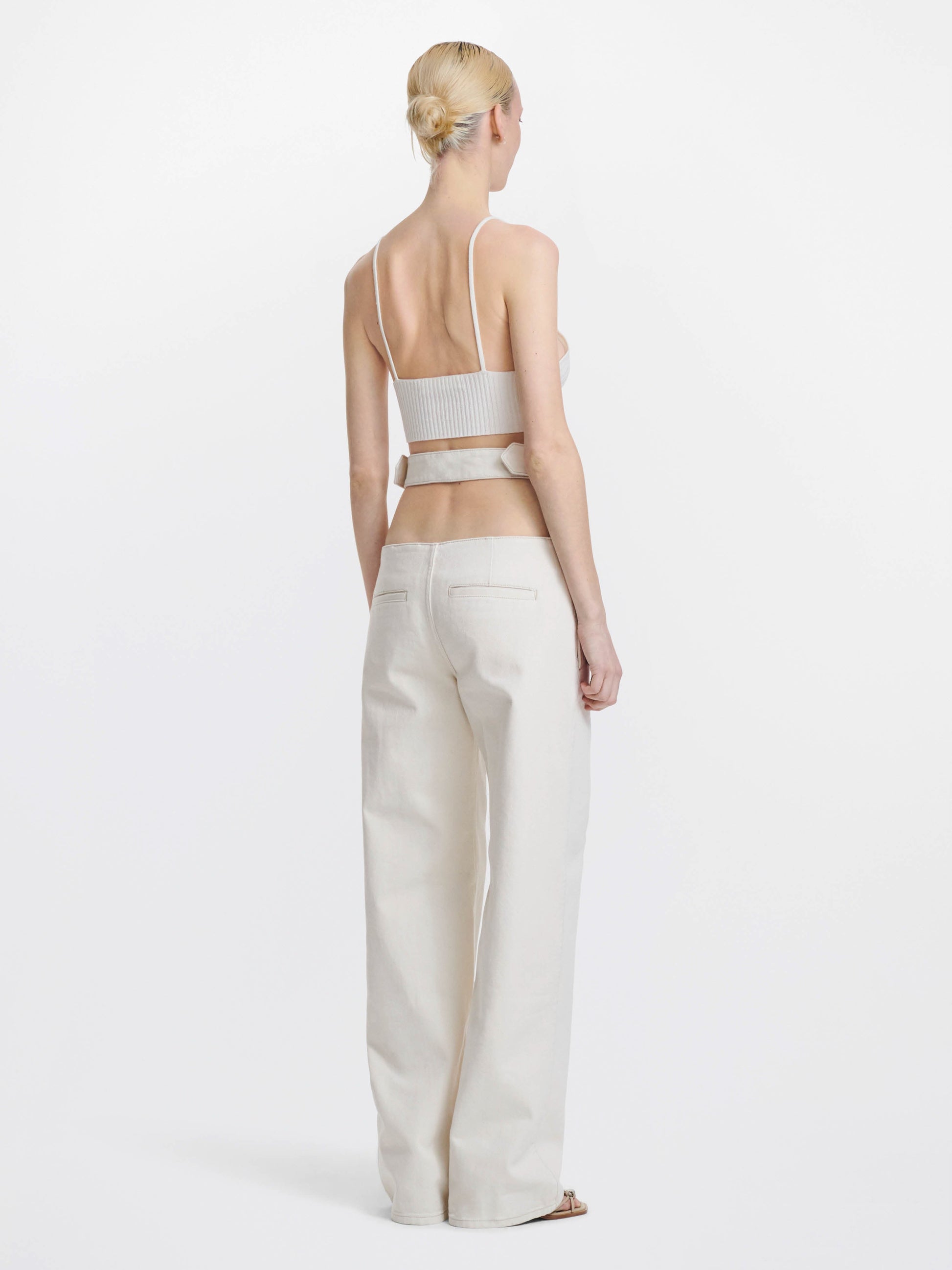 Y-FRONT DENIM TROUSER