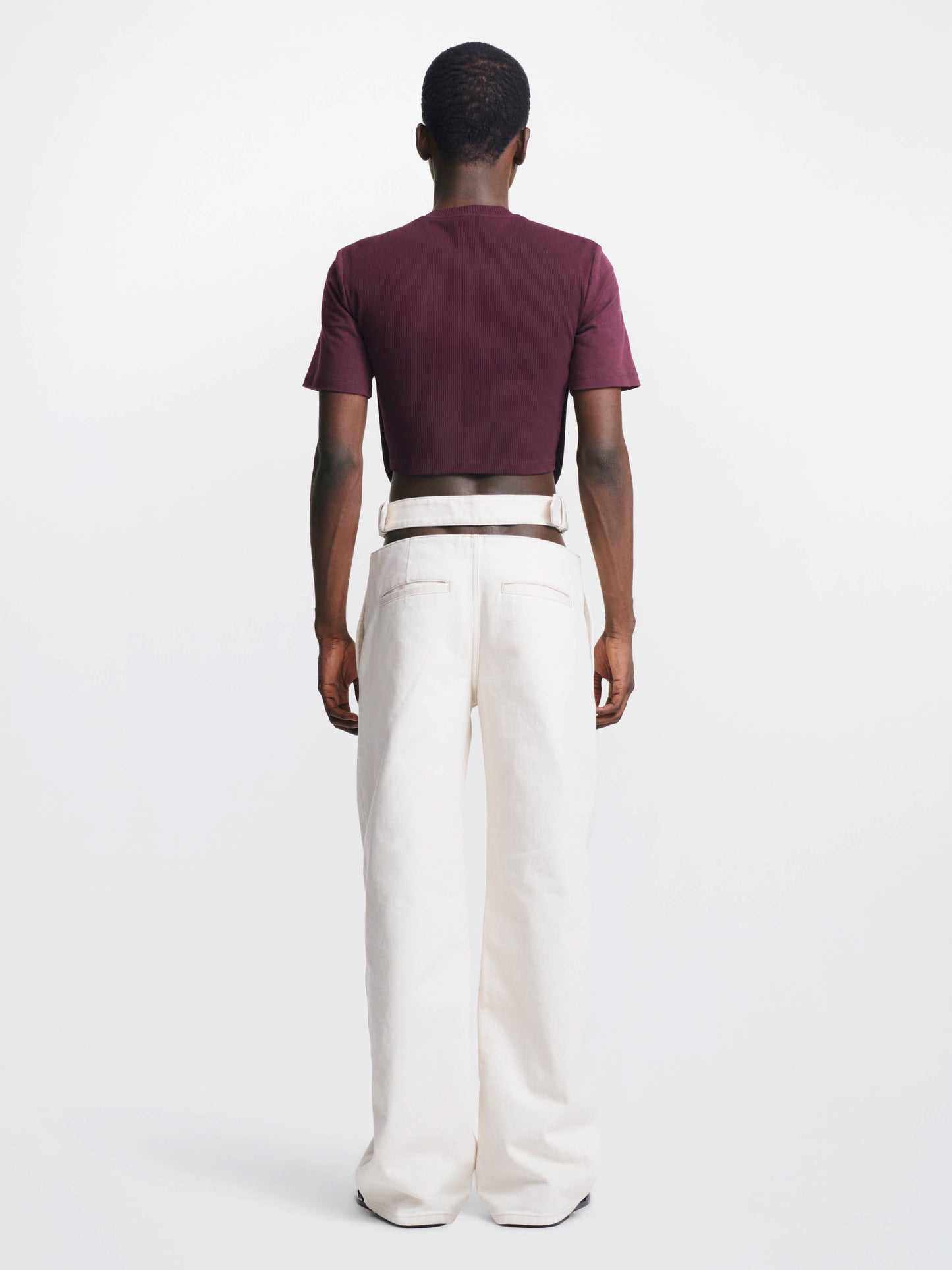 Y-FRONT DENIM TROUSER