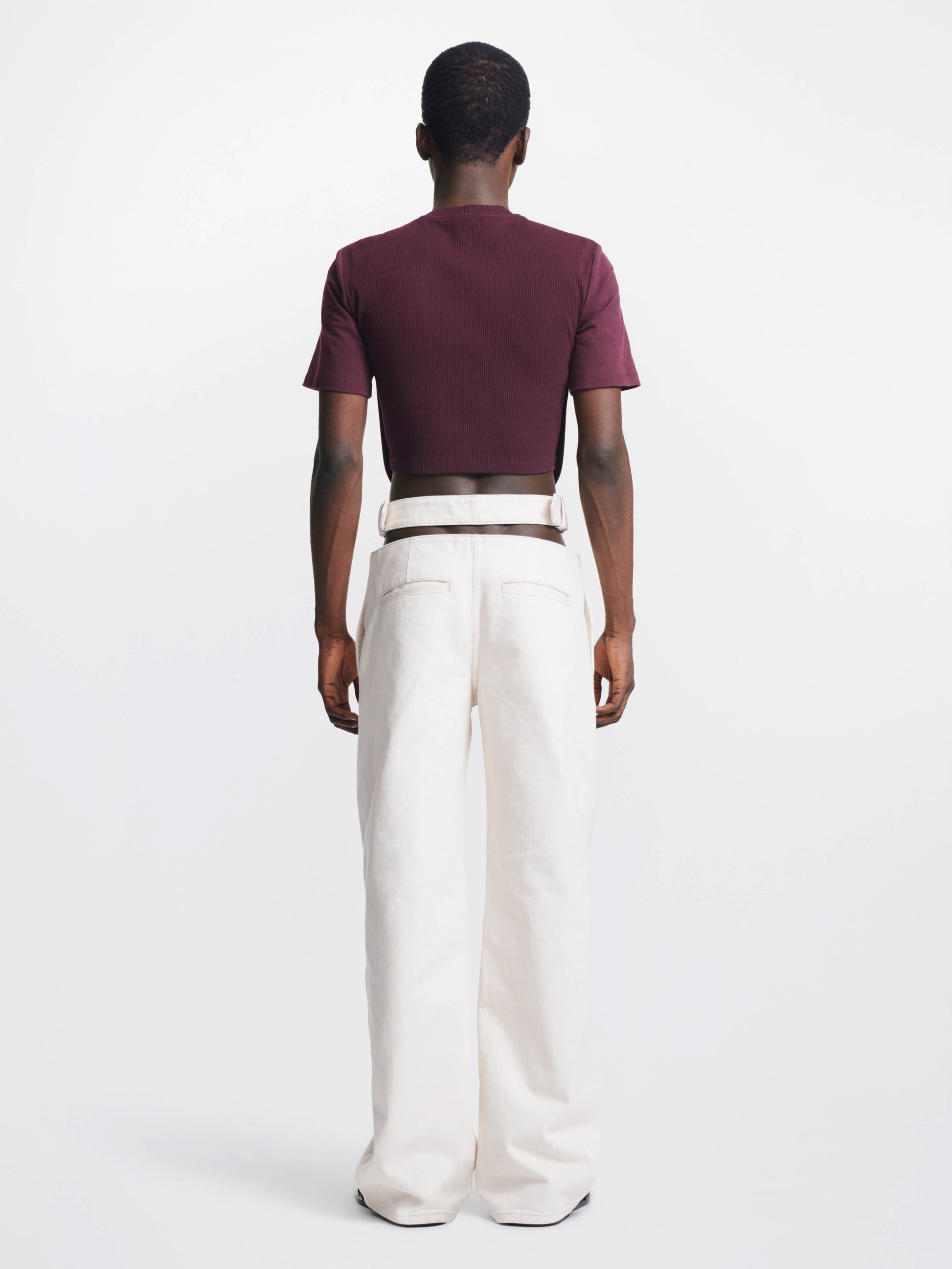 Y-FRONT DENIM TROUSER