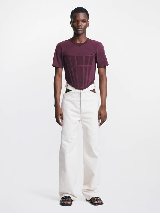 Y-FRONT DENIM TROUSER