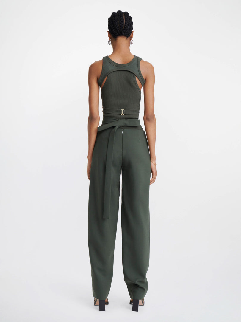 Y FRONT WOOL PANT