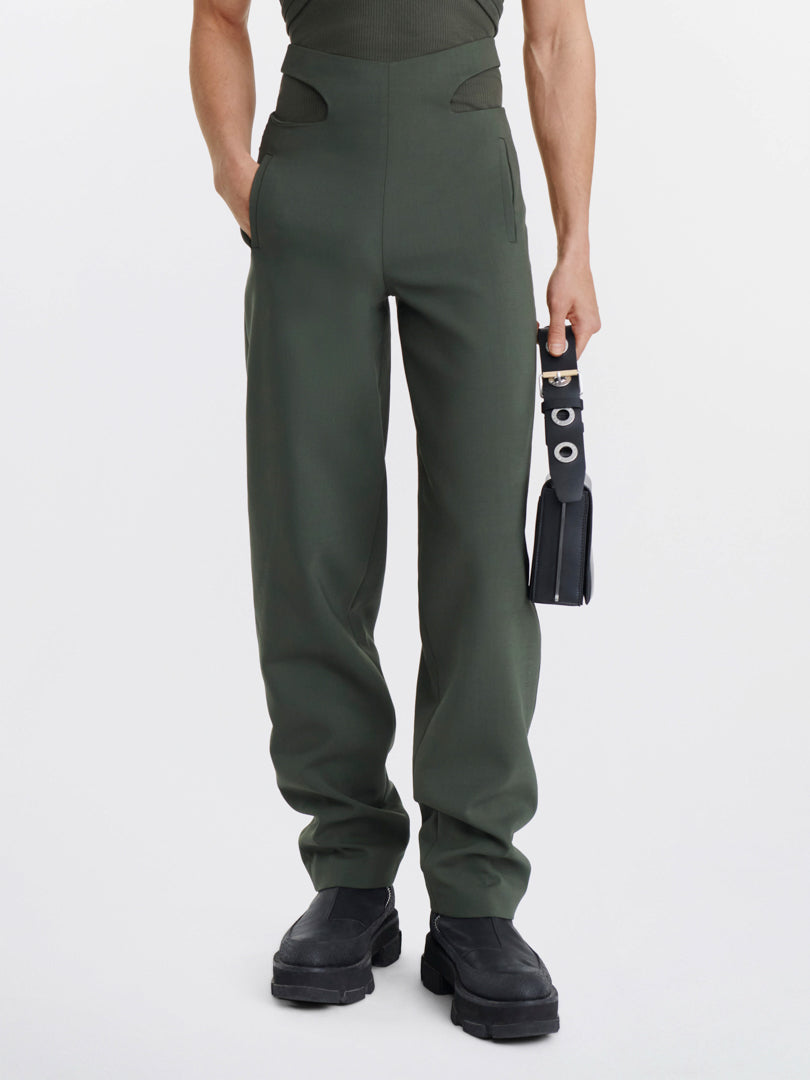 Y FRONT WOOL PANT