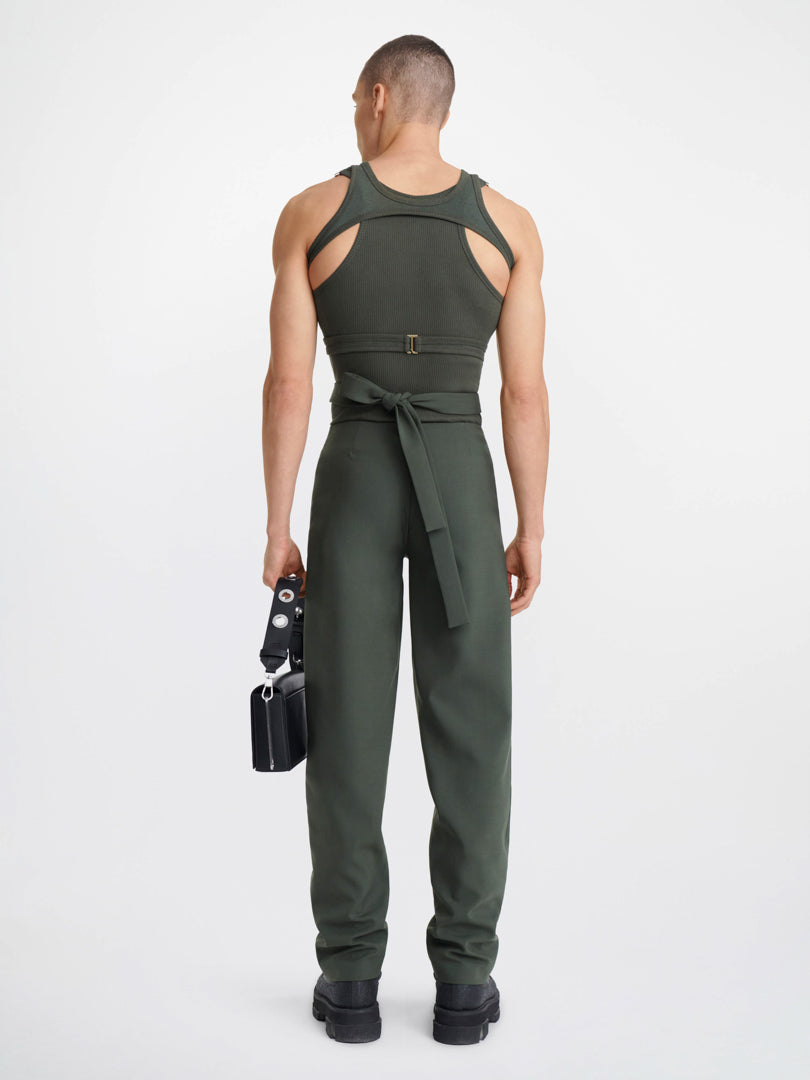 Y FRONT WOOL PANT