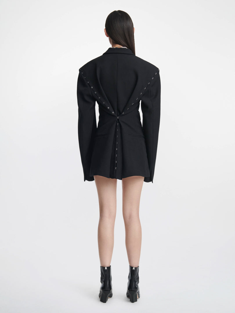 OVERSIZED HOOK & EYE BLAZER