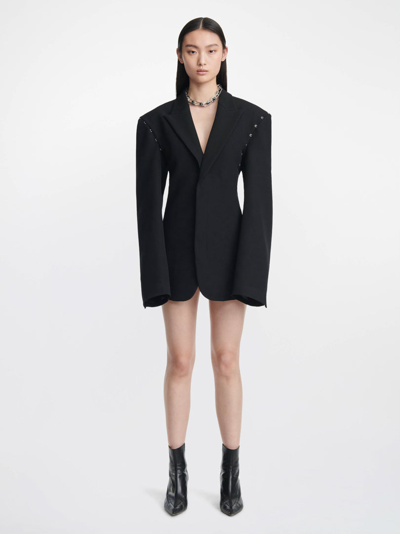 OVERSIZED HOOK & EYE BLAZER