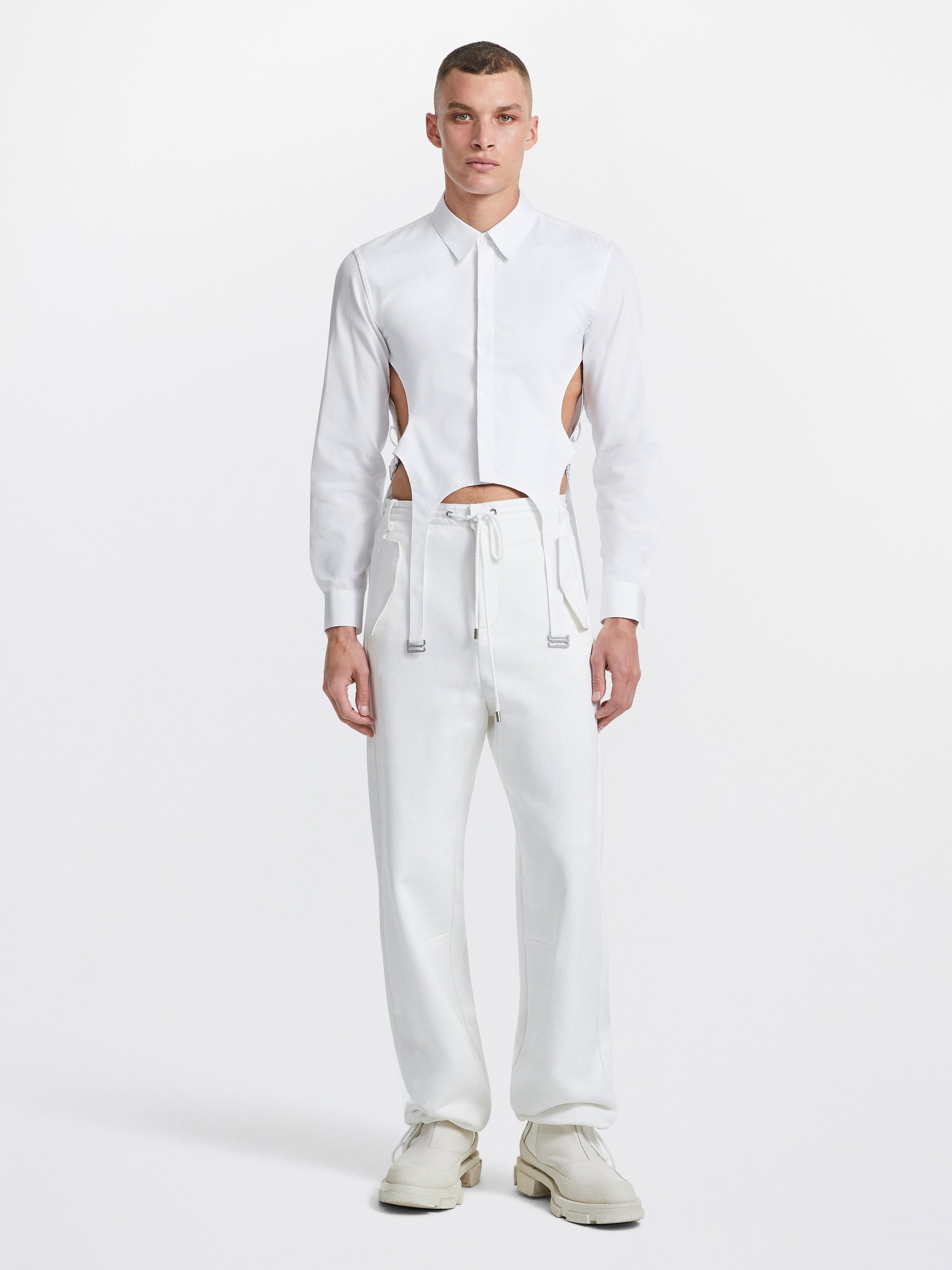 Tシャツ・カットソー DION LEE C5000P22 WHITE Shirts Dion Lee: White Cotton T-Shirt | SSENSE 대한민국