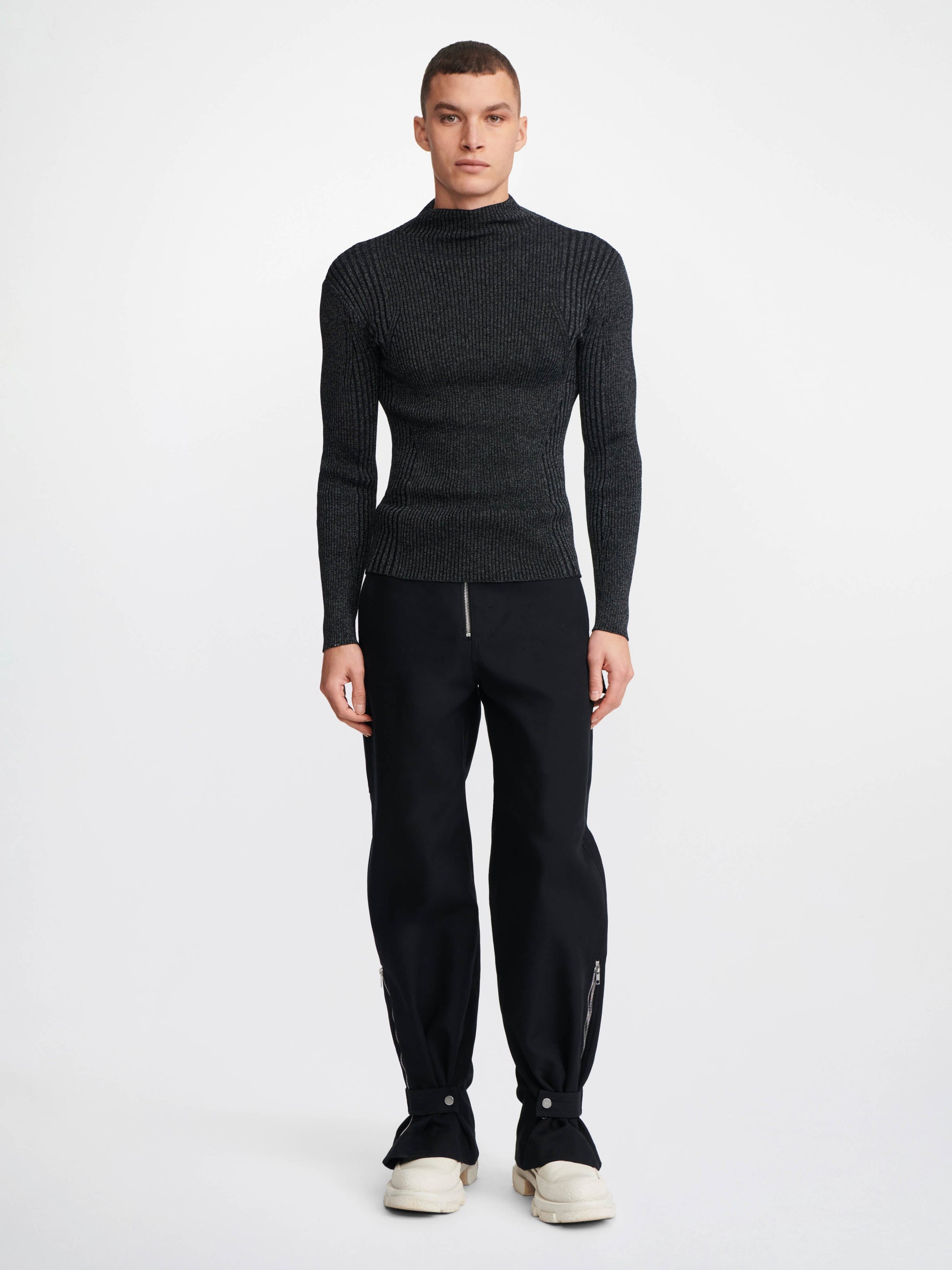 LIGHT REFLECTIVE RIB SKIVVY