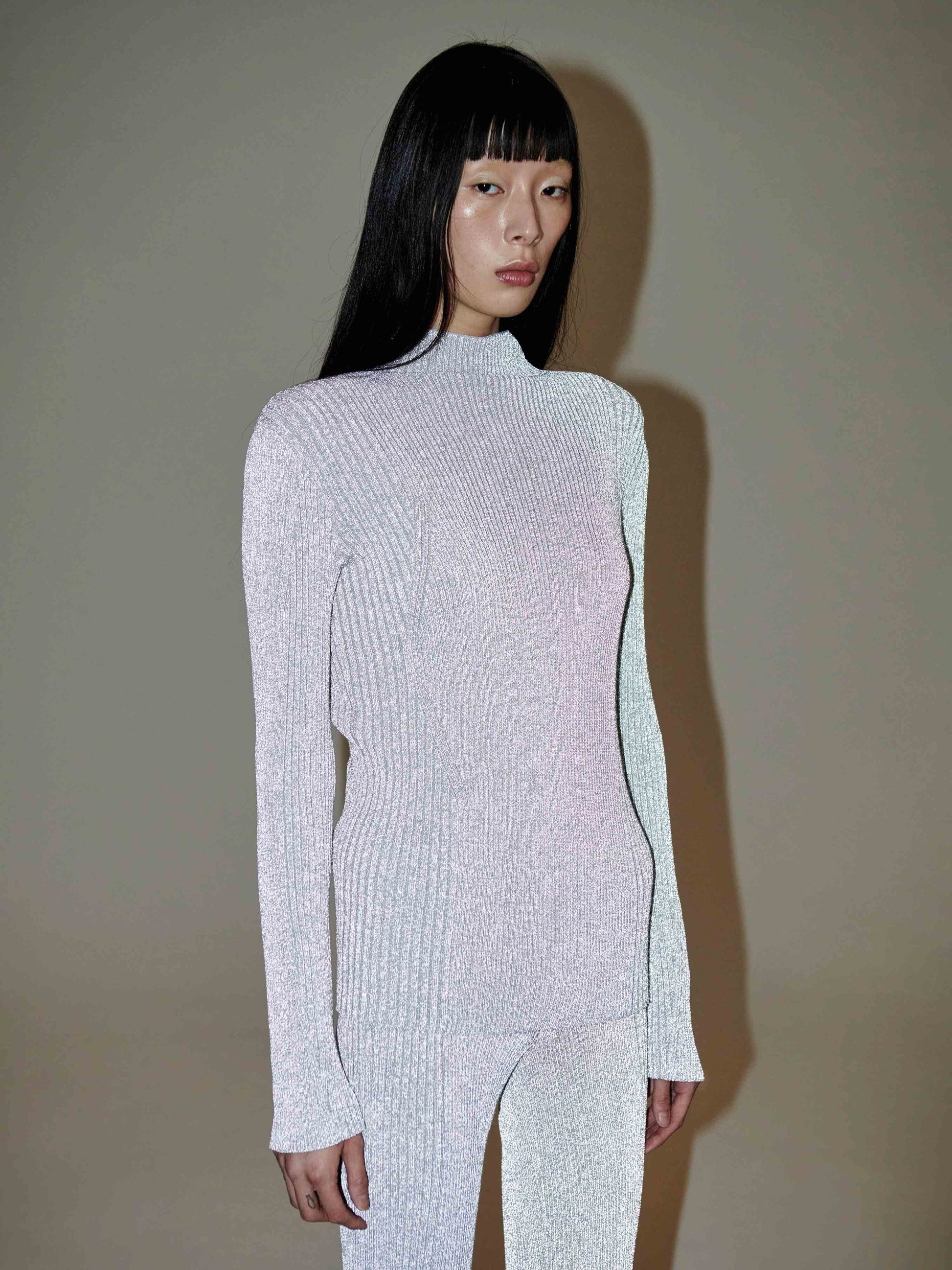 LIGHT REFLECTIVE RIB SKIVVY