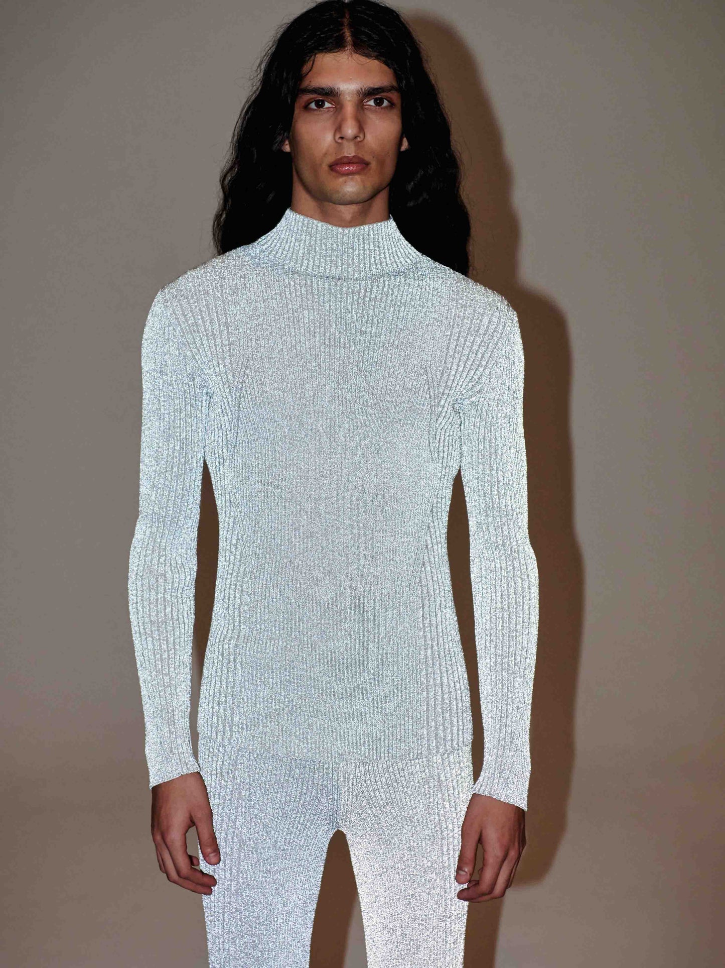 LIGHT REFLECTIVE RIB SKIVVY
