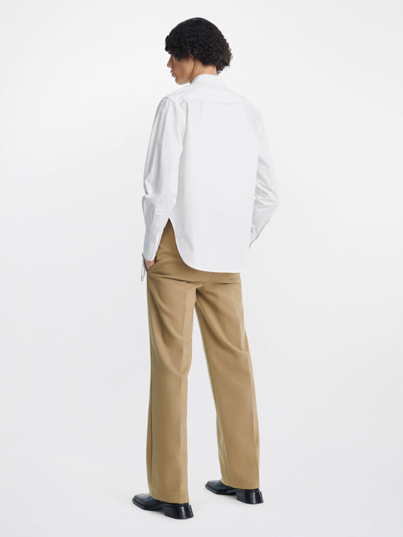 GARTER COTTON TAPE SHIRT