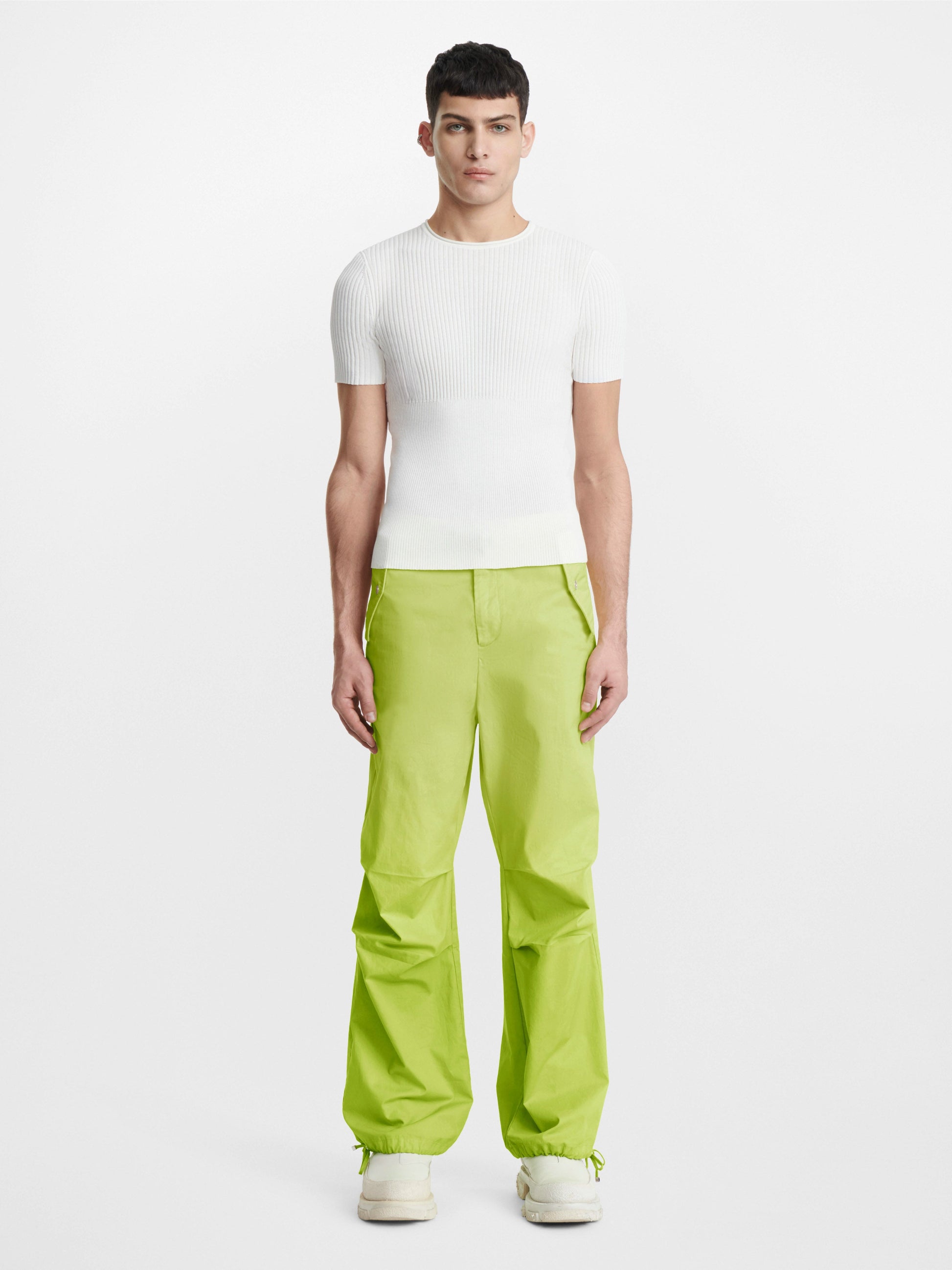 GRADIENT RIB T-SHIRT